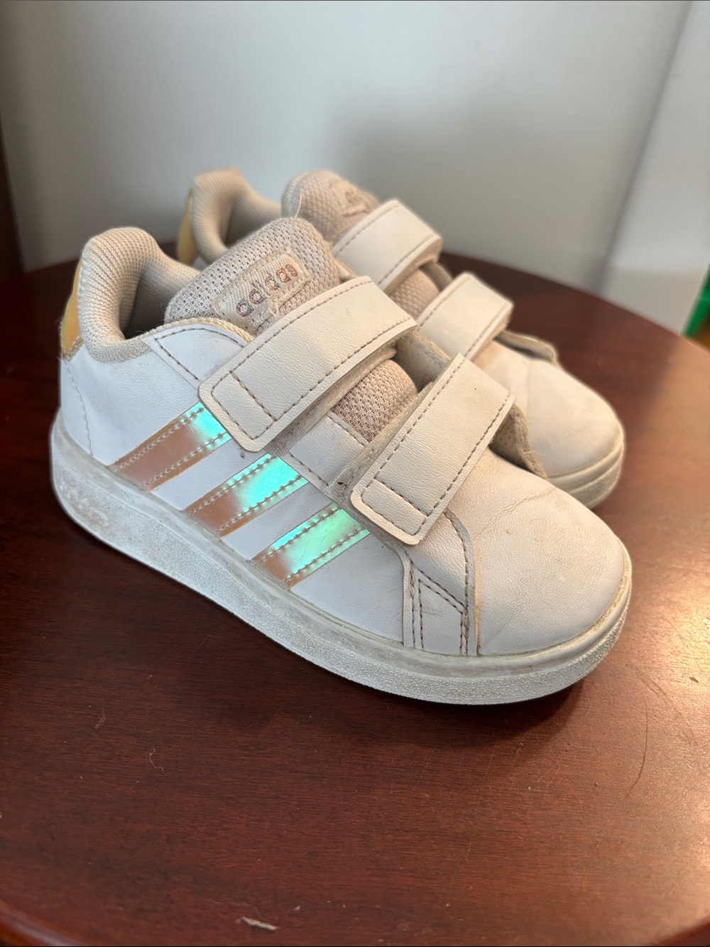 Adidas Toddler White Sneakers